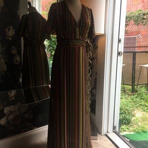 Traffic wrap dress.